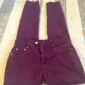 Purple Skinny Jeans